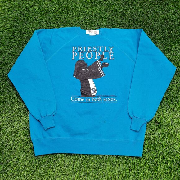 Vintage 90s Hanes Sweatshirt Womens XL 23x26 USA - Picture 1 of 15